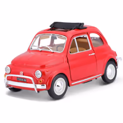 BBURAGO Fiat 500l 1968, Modèle de voiture de ville, Pré-assemblé, 1:24, Fiat 500l 1968, Mâle, Rouge