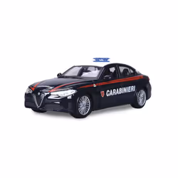 BBURAGO Alfa Romeo Giulia Carabinieri 1/24, Modèle réduit de voiture de police, Pré-assemblé, 1:24, Alfa Romeo Giulia Carabin ...