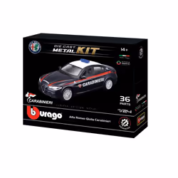 BBURAGO Alfa Romeo Giulia Carabinieri 1/24 Modèle réduit de voiture de police Pré-assemblé 1:24