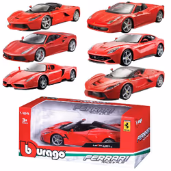 BBURAGO Ferrari 458 Race & Play, 1:24, Modèle de voiture de sport, Pré-assemblé, 1:24, Ferrari 458, 1 pièce(s), 3 an(s)