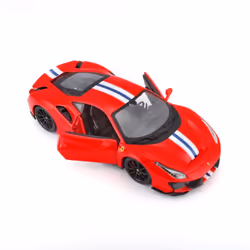 BBURAGO Ferrari 488 Pista Modèle de voiture de sport Pré-assemblé 1:24 - Vue supplémentaire 4
