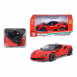 BBURAGO Ferrari SF90 Stradale Modèle de voiture de sport Pré-assemblé 1:24