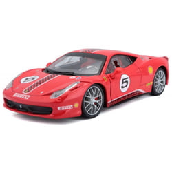 BBURAGO Ferrari 458 Challenge #5 Modèle de voiture de sport Pré-assemblé 1:24