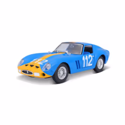 BBURAGO Ferrari 250 GTO, Modèle de voiture de sport, Pré-assemblé, 1:24, Ferrari Racing 250 GTO, Unisexe, Métal, Plastique