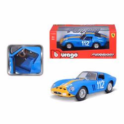 BBURAGO Ferrari 250 GTO Modèle de voiture de sport Pré-assemblé 1:24
