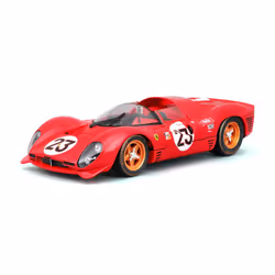 BBURAGO Ferrari 330 P4 Daytona, Modèle de voiture de sport, Pré-assemblé, 1:24, Ferrari 330 P4 Daytona, Unisexe, Métal, Plast ...