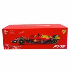 BBURAGO Ferrari F1-75 1:24 Spec Leclerc 22 Modèle de voiture de sport Pré-assemblé