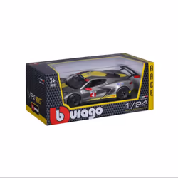 BBURAGO Chevrolet Corvette C8R Modèle de voiture de sport Pré-assemblé 1:24