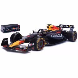 BBURAGO Red Bull Rb19, Modèle de voiture de sport, Pré-assemblé, 1:24, RedBull RB19, Unisexe, Métal, Plastique