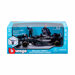 BBURAGO Mercedes W14 E Performance #44 Modèle de voiture de sport Pré-assemblé 1:24 - Vue supplémentaire 4
