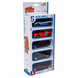 BBURAGO Auto Street Fire 1:43, Modèle de voiture de ville, Kit de montage, 1:43, Auto Street Fire, Métal, 5 pièce(s)