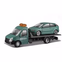 BBURAGO 18-31404, Modèle de transporteur lourd, Pré-assemblé, 1:43, Ford Focus ST, 2 pièce(s), Vert