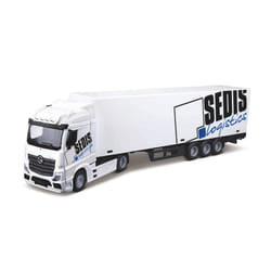 BBURAGO Mercedes-Benz 1:43 Lift & Load Modèle de camion/remorque Pré-assemblé
