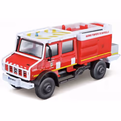 BBURAGO Mercedes-Benz Unimog U5023 1/50, Modèle de véhicule d'entretien routier, Pré-assemblé, 1:50, Mercedes-Benz Unimog U50 ...