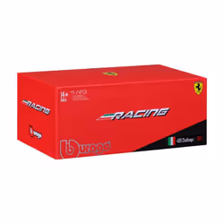 BBURAGO Ferrari 488 Challenge Modèle de voiture de sport Pré-assemblé 1:43