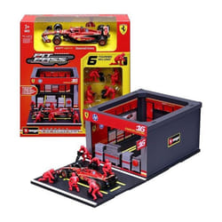 BBURAGO 1/43 Formule 1 Pit Stop - Ferrari SF 2024 + 1 Formule 1 #Leclerc