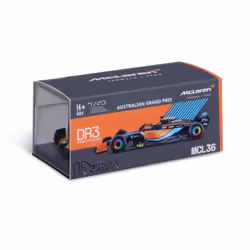 BBURAGO McLaren F1 MCL 36 Modèle de voiture de sport Pré-assemblé 1:43