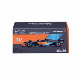 BBURAGO McLaren F1 MCL 36 Modèle de voiture de sport Pré-assemblé 1:43