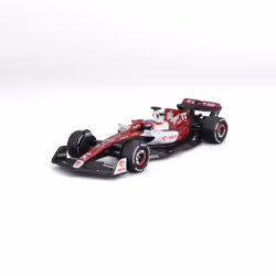BBURAGO Alfa Romeo F1, Modèle de voiture de sport, Pré-assemblé, 1:43, Alfa Romeo F1 Team Orlen, Unisexe, Métal, Plastique