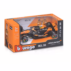 BBURAGO McLaren F1 Team MCL38 #4 Modèle de voiture de sport Pré-assemblé 1:43