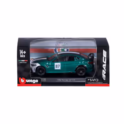 BBURAGO Alfa Romeo Giulia GTAm 1:43 Modèle de voiture de sport Pré-assemblé