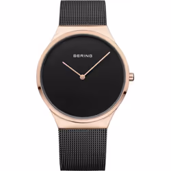 Montre - Bering - 12138-166 - Saphir - Milanaise noire - Acier inoxydable
