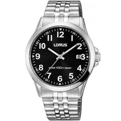 Montre Homme LORUS modèle CLASSIQUE Argentée et Noire - RS971CX9