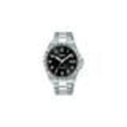 Montre homme - LORUS - Grise et noire - Quartz - Bracelet acier - Dateur