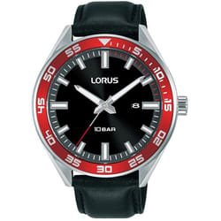 Montre - Lorus - RH941NX9 - Cuir Noir - Quartz - WR 100mt
