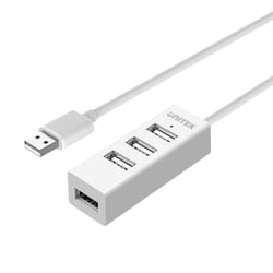 UNITEK Y-2146 hub & concentrateur USB 2.0 480 Mbit/s Blanc