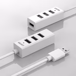 UNITEK Y-2146 hub & concentrateur USB 2.0 480 Mbit/s Blanc