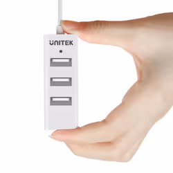 UNITEK Y-2146 hub & concentrateur USB 2.0 480 Mbit/s Blanc