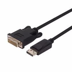UNITEK Y-5118BA, 1,8 m, DisplayPort, DVI, Mâle, Mâle, Droit