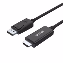 UNITEK Y-5118CA, 1,8 m, HDMI Type A (Standard), DisplayPort, Mâle, Mâle, Droit