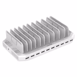 UNITEK Y-2172 chargeur d'appareils mobiles Universel Blanc Secteur Auto, Intérieure