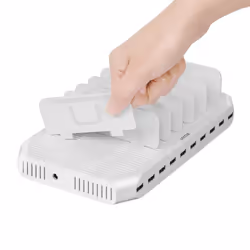 UNITEK Y-2172 chargeur d'appareils mobiles Universel Blanc Secteur Auto, Intérieure