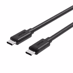 UNITEK Y-C477BK, 1 m, USB C, USB C, USB 3.2 Gen 1 (3.1 Gen 1), Noir