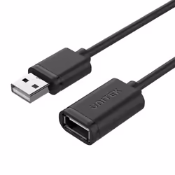 UNITEK Y-C418GBK, 5 m, USB A, USB A, USB 2.0, 480 Mbit/s, Noir