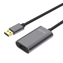 UNITEK Y-274 câble USB 20 m USB 2.0 USB A Gris