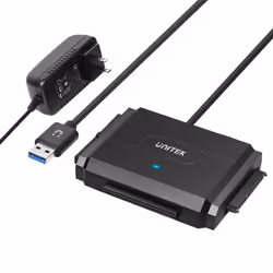 UNITEK Y-3324, HDD, Parallel ATA (IDE), 2.5,3.5", 10 To, USB 3.2 Gen 1 (3.1 Gen 1) Type-A, 5 Gbit/s