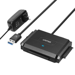 UNITEK Y-3324 Station d'accueil de disques de stockage USB 3.2 Gen 1 (3.1 Gen 1) Type-A Noir