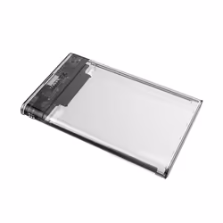 UNITEK S1103A, Boîtier disque dur/SSD, 2.5", SATA, Série ATA II, Série ATA III, 5 Gbit/s, Connectivité USB, Transparent