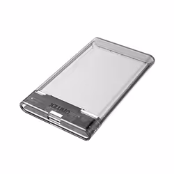 UNITEK S1103A Boîtier de disques de stockage Boîtier disque dur/SSD Transparent 2.5"