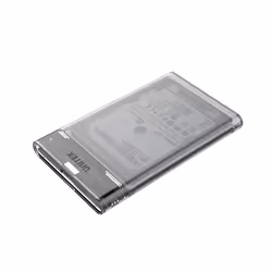 UNITEK S1103A Boîtier de disques de stockage Boîtier disque dur/SSD Transparent 2.5" - Vue supplémentaire 4