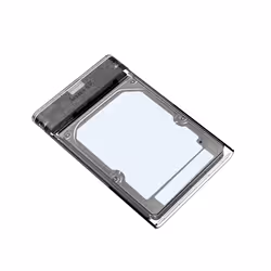 UNITEK S1103A Boîtier de disques de stockage Boîtier disque dur/SSD Transparent 2.5" - Vue supplémentaire 5