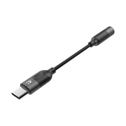 UNITEK M1204A câble de téléphone portable Noir 0,1 m USB C 3,5mm