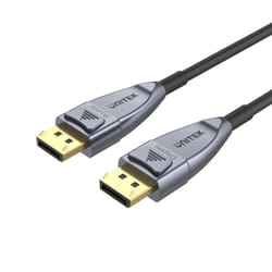 UNITEK C1616GY câble DisplayPort 10 m Noir, Gris