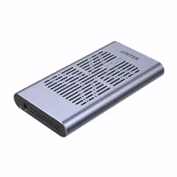 UNITEK S1206A, Enceinte ssd, M.2, M.2, PCI Express, 20 Gbit/s, Connectivité USB, Noir, Gris