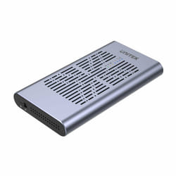 UNITEK S1206A Boîtier de disques de stockage Enceinte ssd Noir, Gris M.2