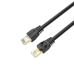 UNITEK C1808HBK câble de réseau Noir 0,5 m Cat7 S/FTP (S-STP)